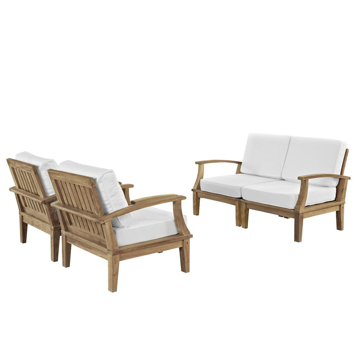 Marina 4 Piece Outdoor Patio Teak Set