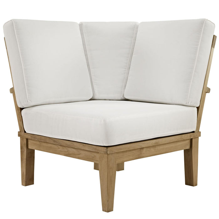 Marina Outdoor Patio Teak Corner Sofa