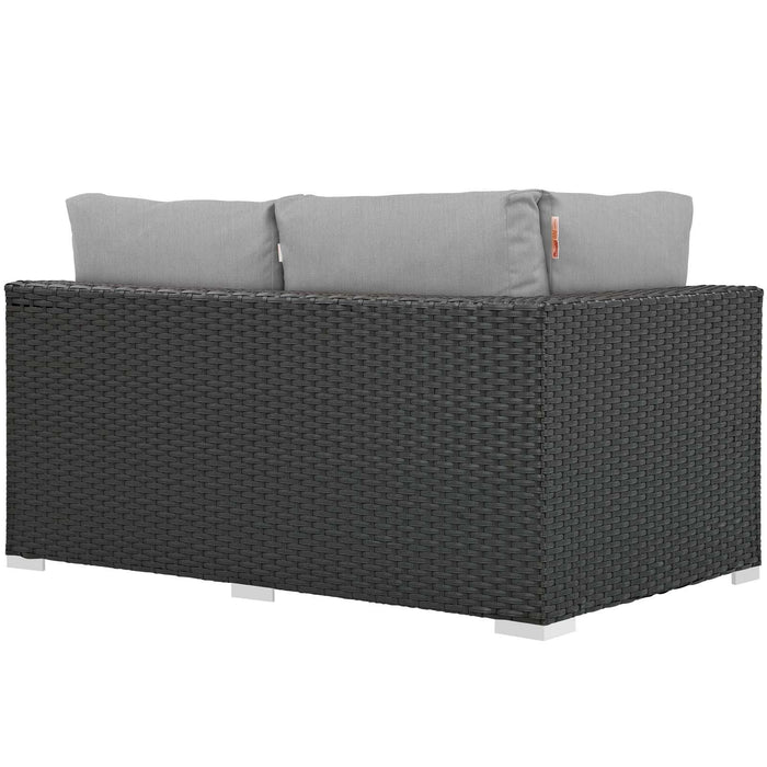 Sojourn Outdoor Patio Sunbrella� Left Arm Loveseat