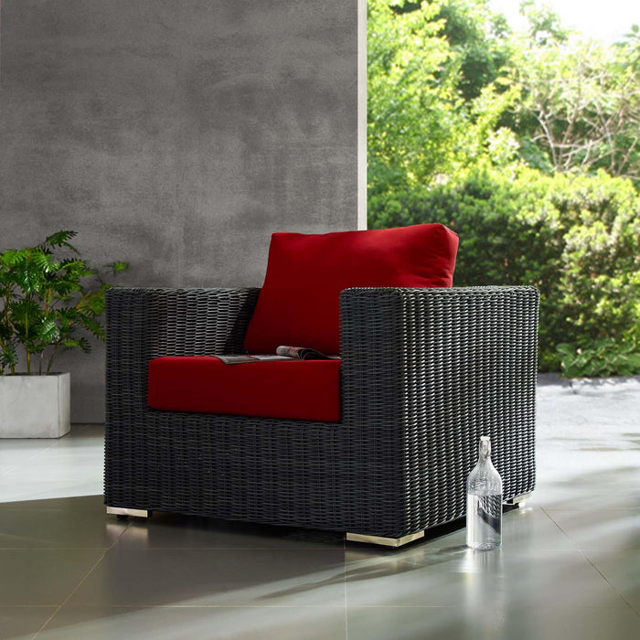 Summon Outdoor Patio Fabric Sunbrella� Armchair