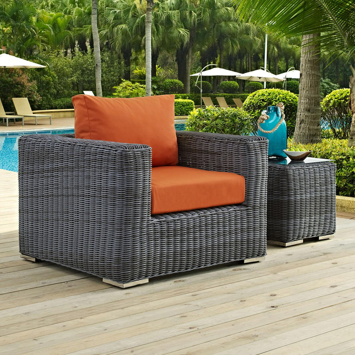 Summon Outdoor Patio Fabric Sunbrella� Armchair