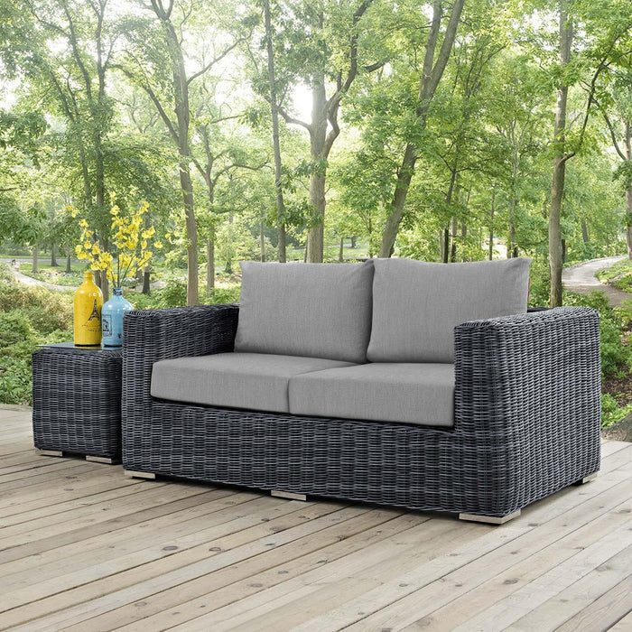 Summon Outdoor Patio Sunbrella� Loveseat