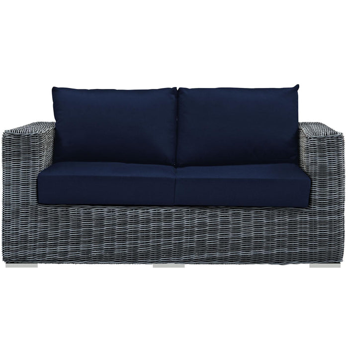 Summon Outdoor Patio Sunbrella� Loveseat