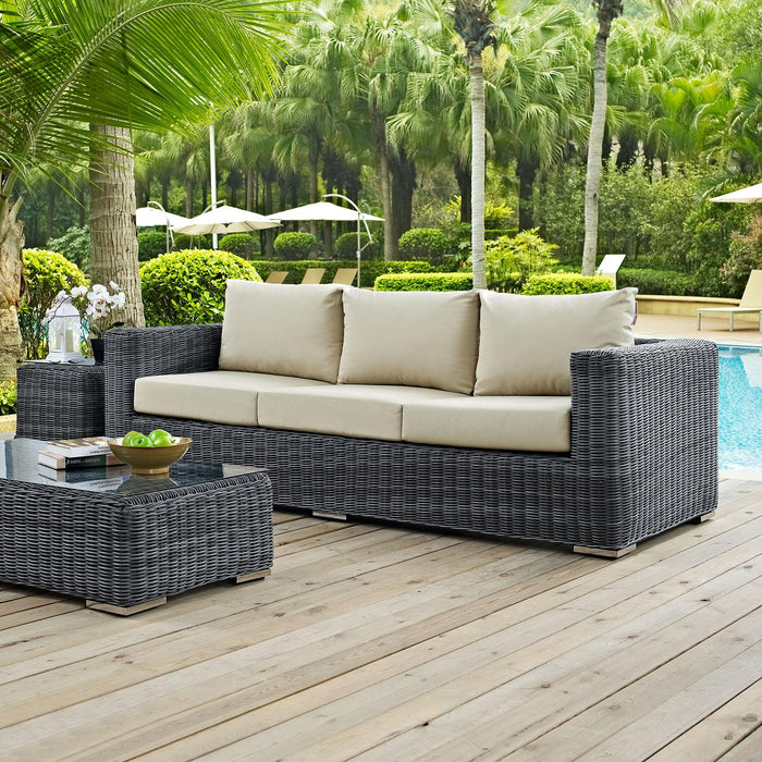 Summon Outdoor Patio Sunbrella� Sofa