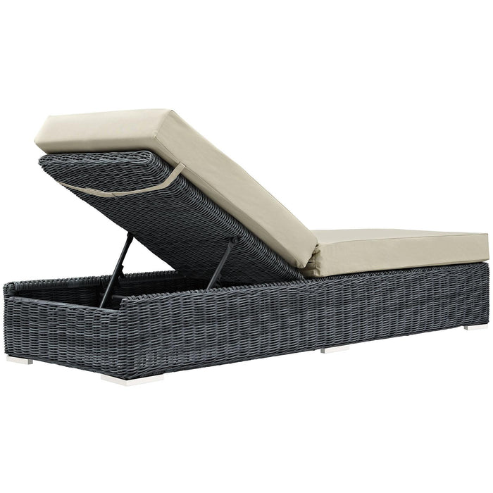 Summon Outdoor Patio Sunbrella� Chaise Lounge