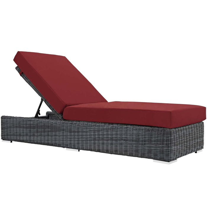 Summon Outdoor Patio Sunbrella� Chaise Lounge