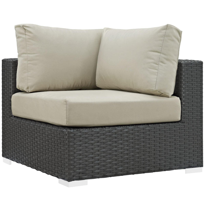 Sojourn 10 Piece Outdoor Patio Sunbrella� Sectional Set