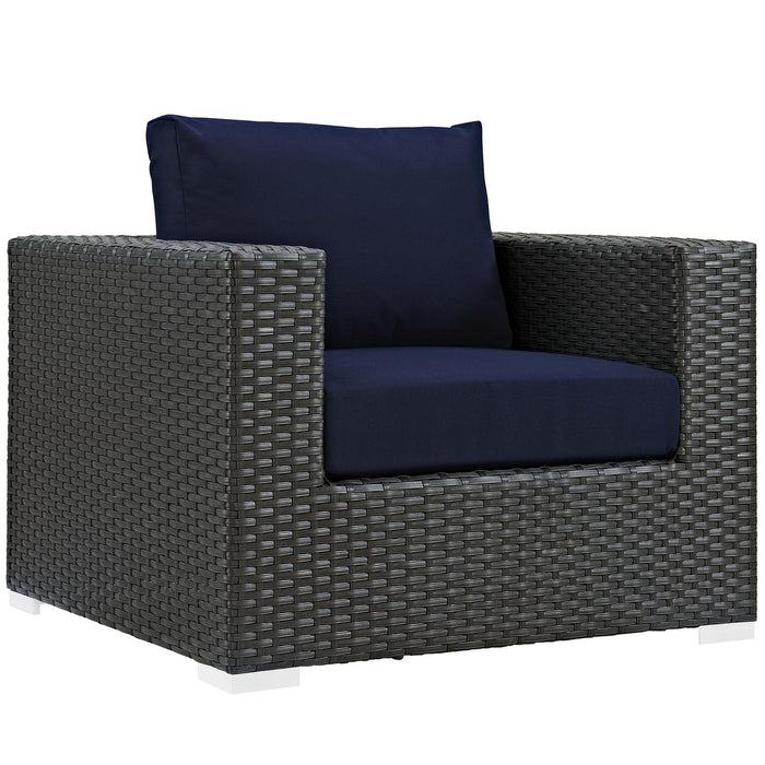 Sojourn 10 Piece Outdoor Patio Sunbrella� Sectional Set