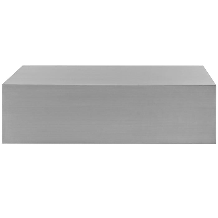 Cast Stainless Steel Coffee Table