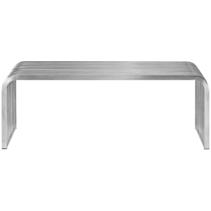 Pipe 47" Stainless Steel Bench