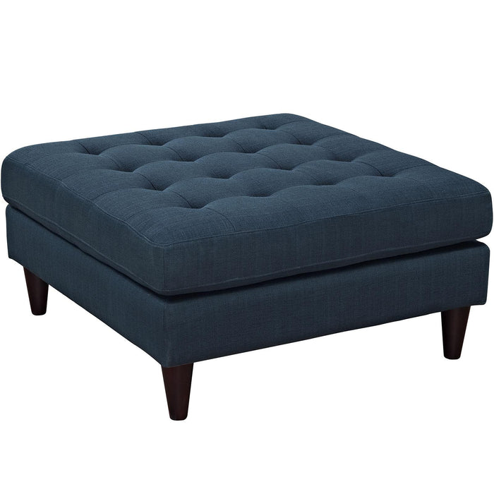 Empress Upholstered Fabric Large Ottoman