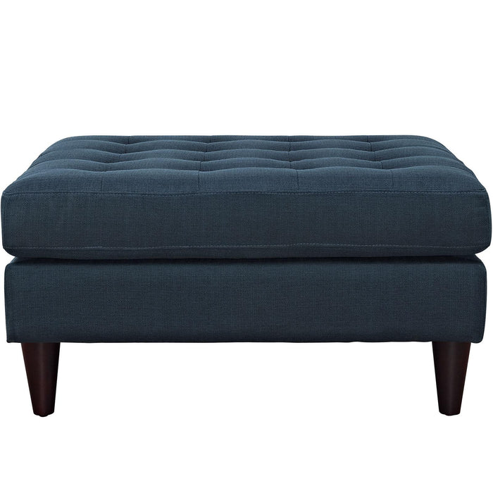 Empress Upholstered Fabric Large Ottoman