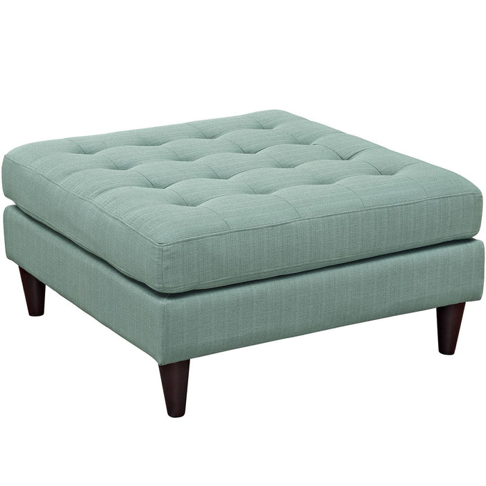 Empress Upholstered Fabric Large Ottoman