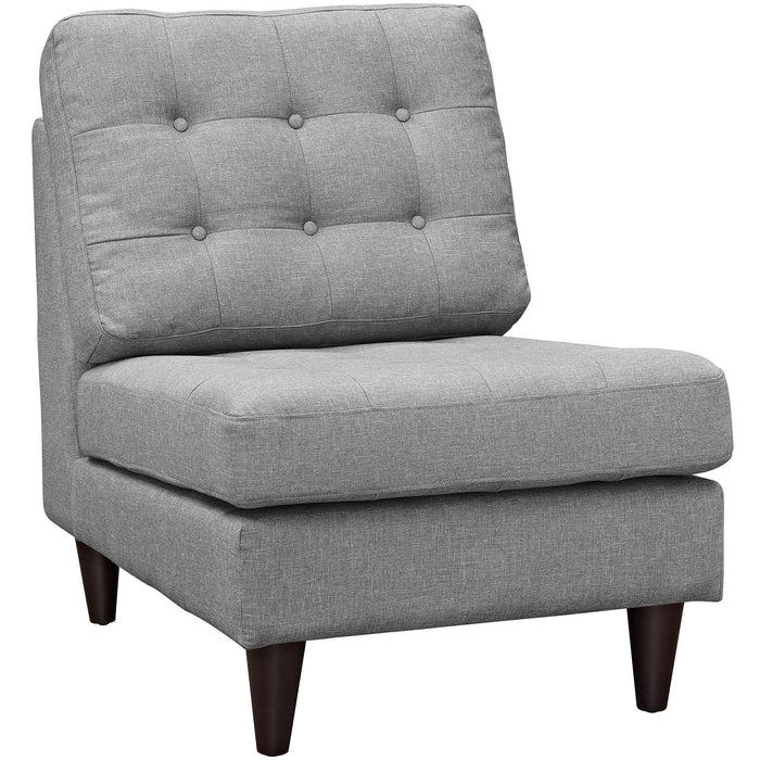 Empress Upholstered Fabric Lounge Chair