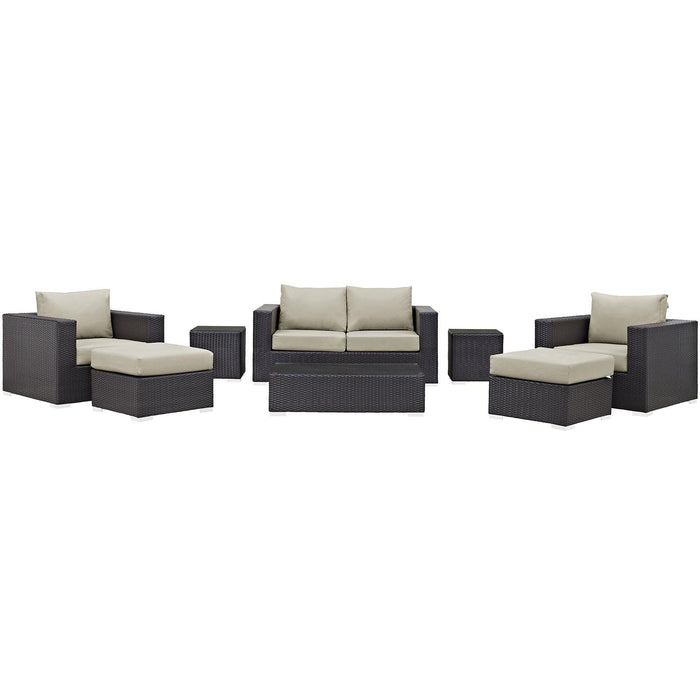 Convene 8 Piece Outdoor Patio Sofa Set