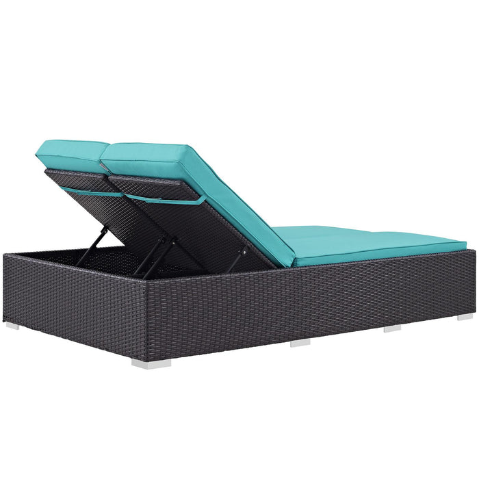 Convene Double Outdoor Patio Chaise