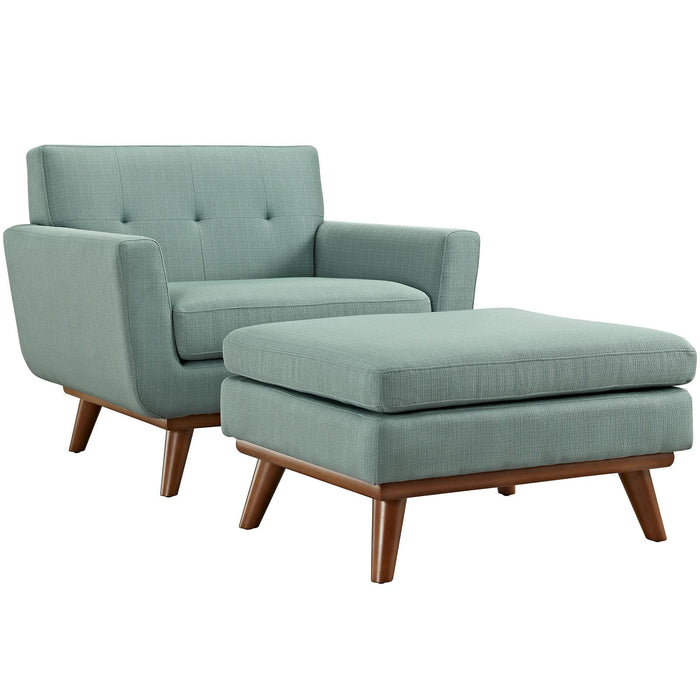 Engage 2 Piece Armchair and Ottoman