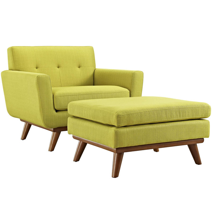 Engage 2 Piece Armchair and Ottoman