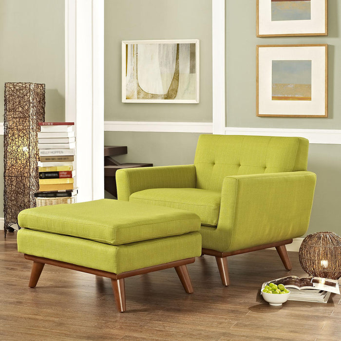 Engage 2 Piece Armchair and Ottoman