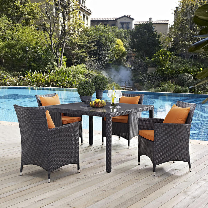 Convene 5 Piece Outdoor Patio Dining Set