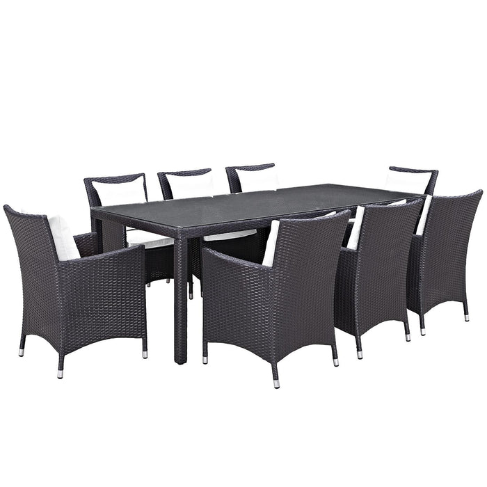 Convene 9 Piece Outdoor Patio Dining Set