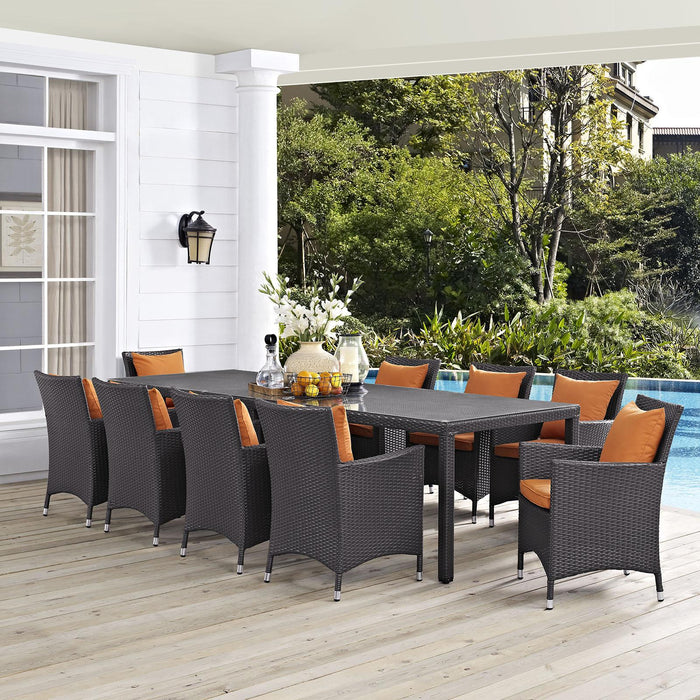 Convene 11 Piece Outdoor Patio Dining Set