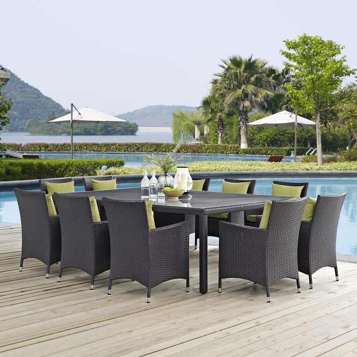 Convene 11 Piece Outdoor Patio Dining Set