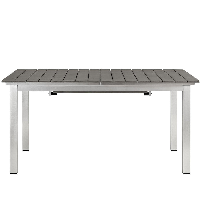 Shore Outdoor Patio Wood Dining Table