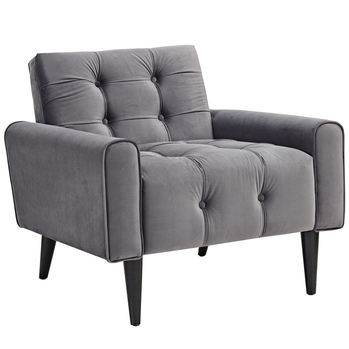 Delve Performance Velvet Armchair image