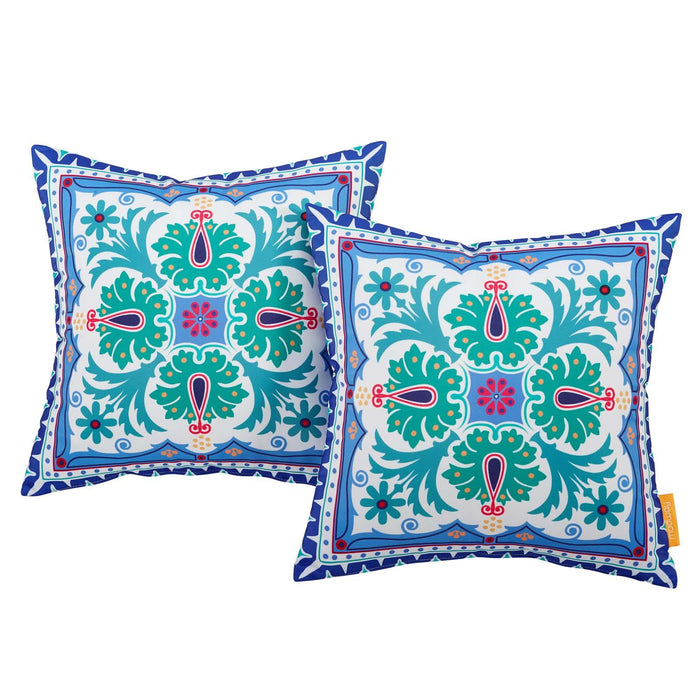 Modway Two Piece Outdoor Patio Pillow Set