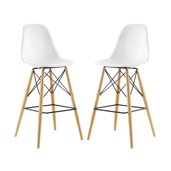 Pyramid Dining Side Bar Stool Set of 2