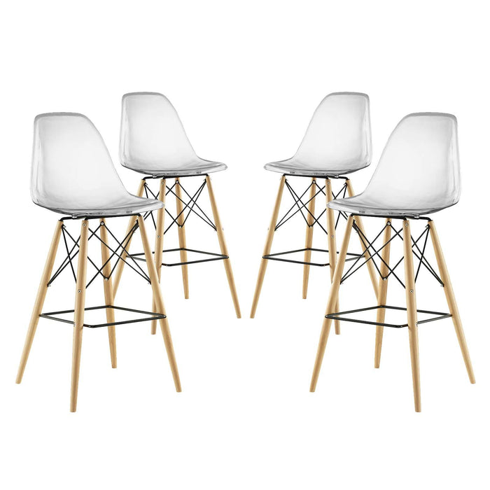 Pyramid Dining Side Bar Stool Set of 4