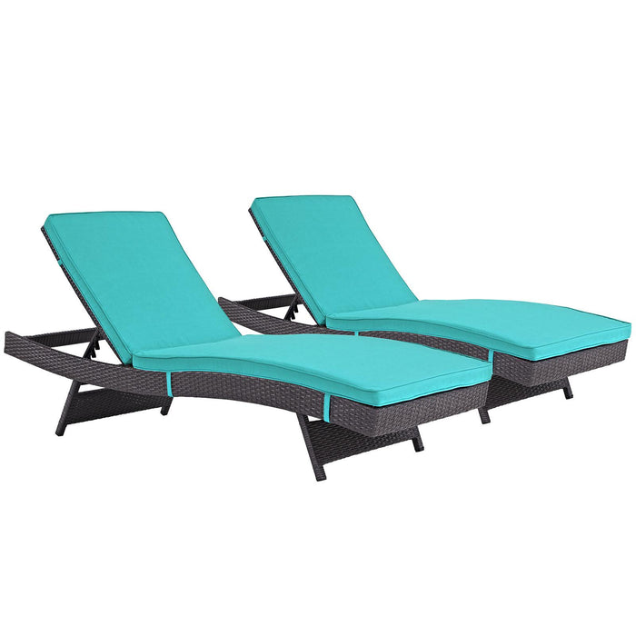 Convene Chaise Outdoor Patio Set of 2