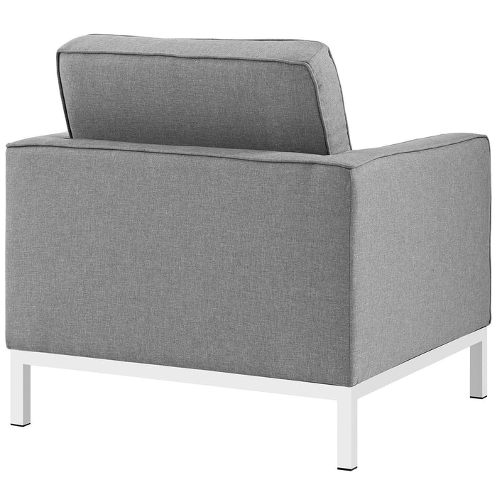 Loft Upholstered Fabric Armchair