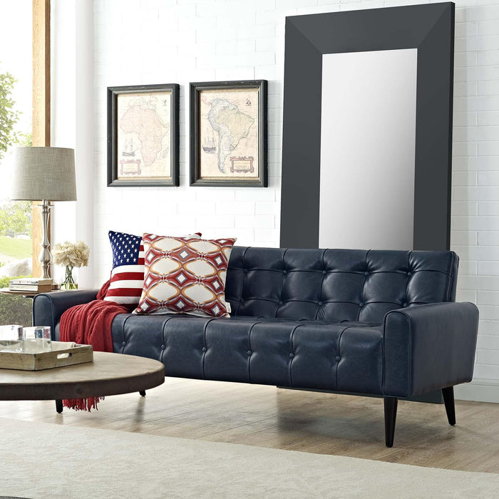 Delve Upholstered Vinyl Sofa