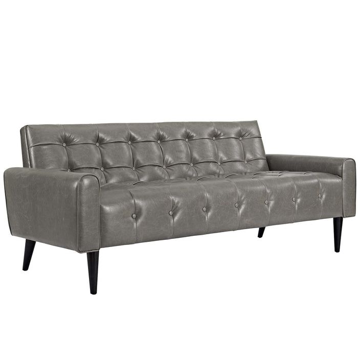 Delve Upholstered Vinyl Sofa