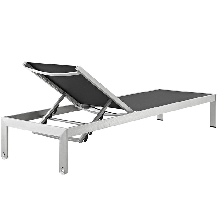 Shore Outdoor Patio Aluminum Mesh Chaise