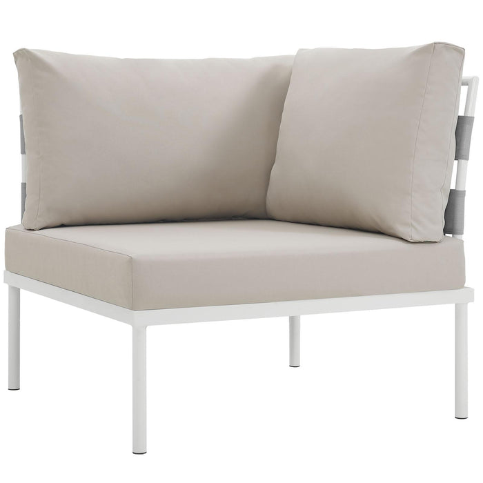 Harmony Outdoor Patio Aluminum Corner Sofa image