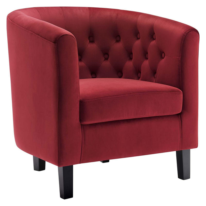 Prospect Performance Velvet Armchair