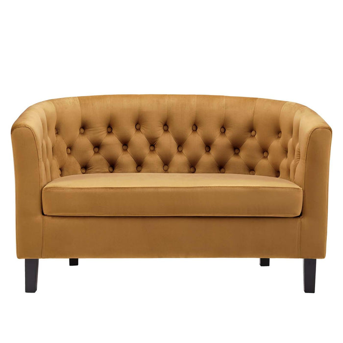 Prospect Performance Velvet Loveseat