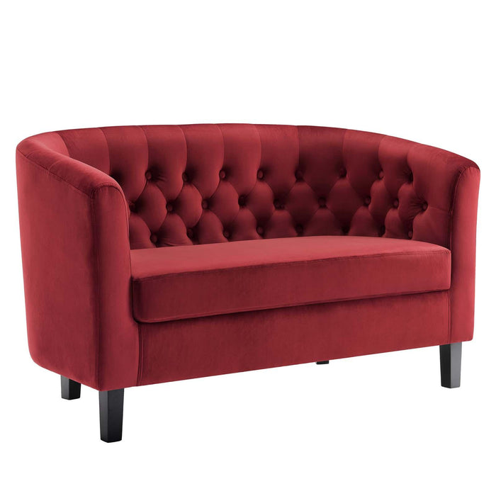 Prospect Performance Velvet Loveseat