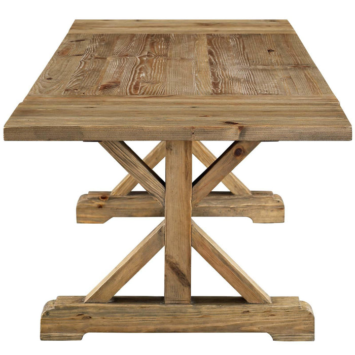 Den Extendable Wood Dining Table