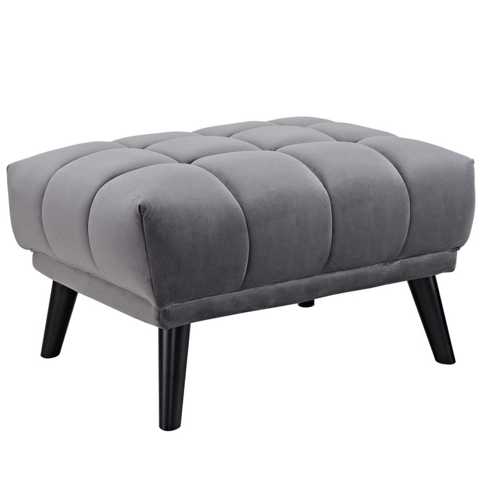 Bestow Performance Velvet Ottoman image