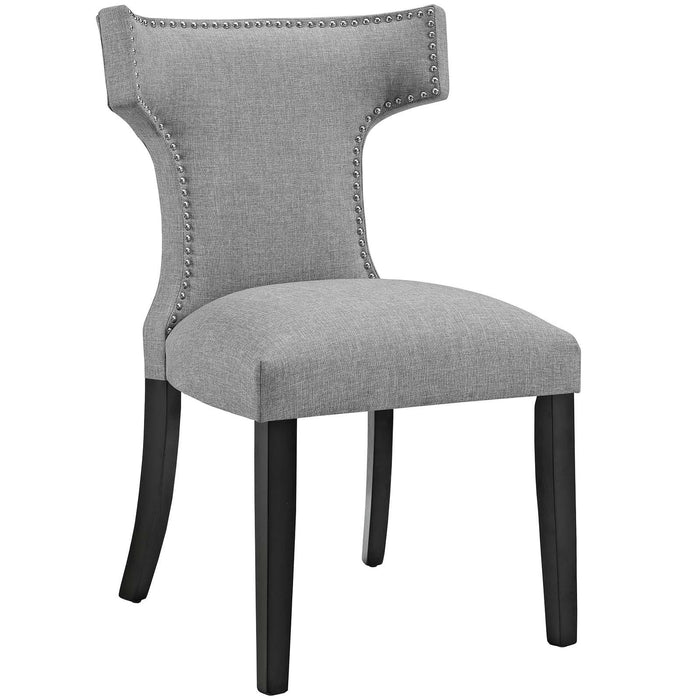 Curve Fabric Dining Chair