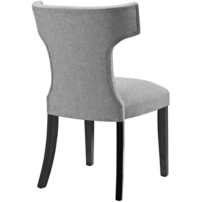 Curve Fabric Dining Chair