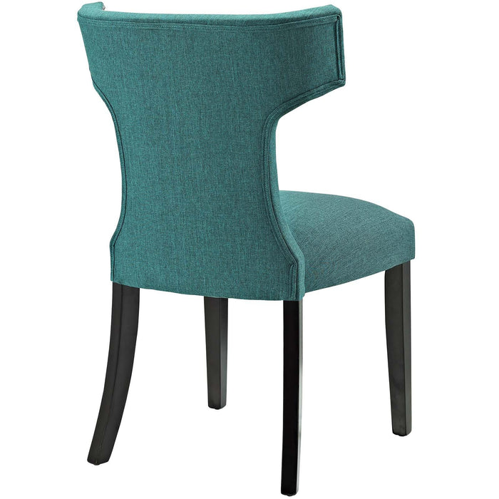 Curve Fabric Dining Chair