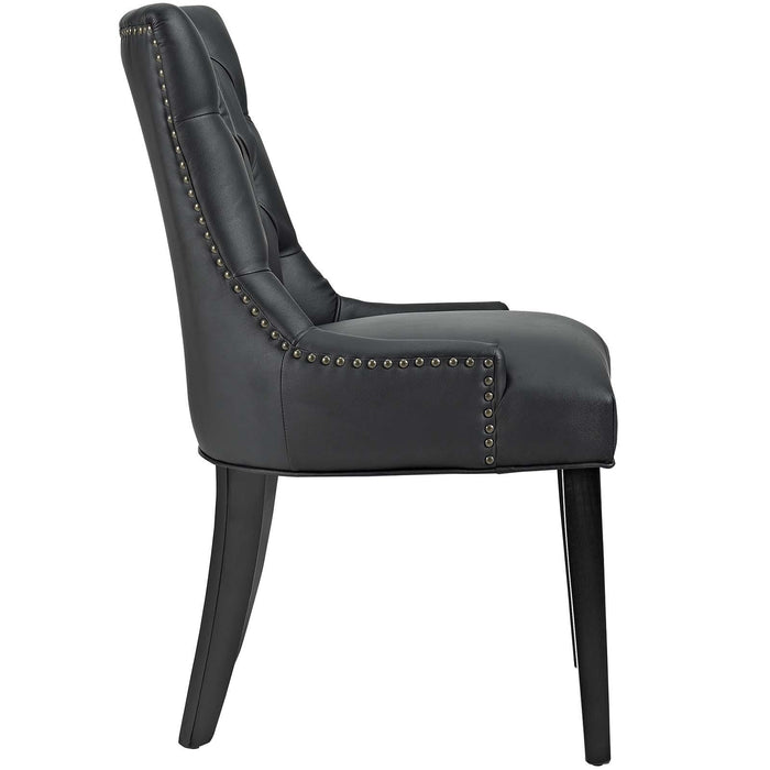 Regent Tufted Faux Leather Dining Chair