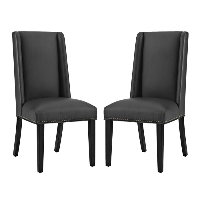 Baron Dining Chair Vinyl Set of 2 image