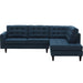 empress-2-piece-upholstered-fabric-right-facing-bumper-sectional