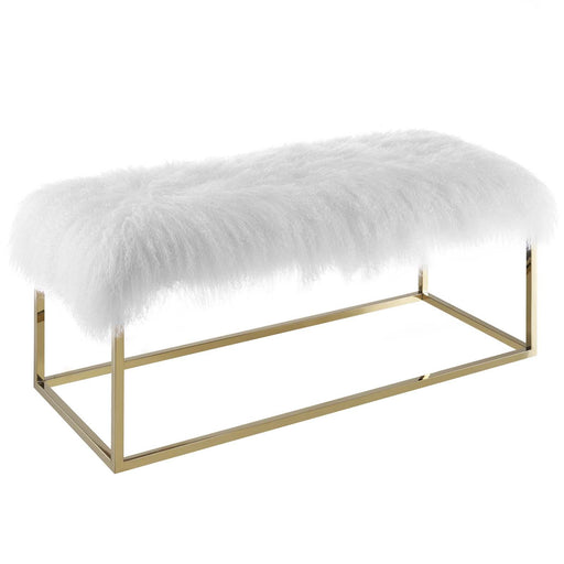 anticipate-white-sheepskin-bench